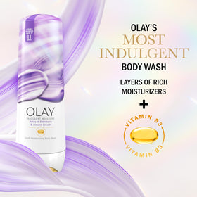 Olay Body Wash ingredients list close-up