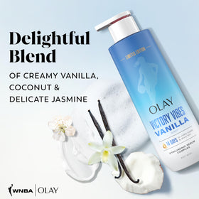 Olay Body Wash Victory Vibes Vanilla packaging details