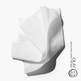 Olay Cleanse Makeup Remover Wipes showing oversized cloth