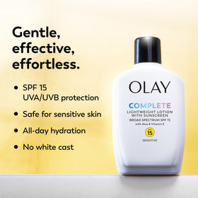 Olay Complete Lotion Moisturizer SPF 15 with ingredients list