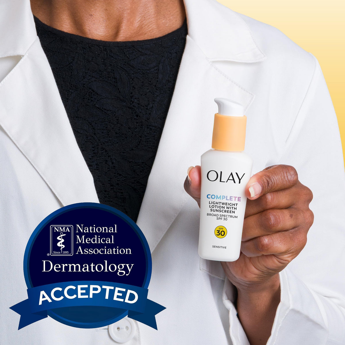 Olay Face Moisturizer SPF 30 displayed with other skincare products