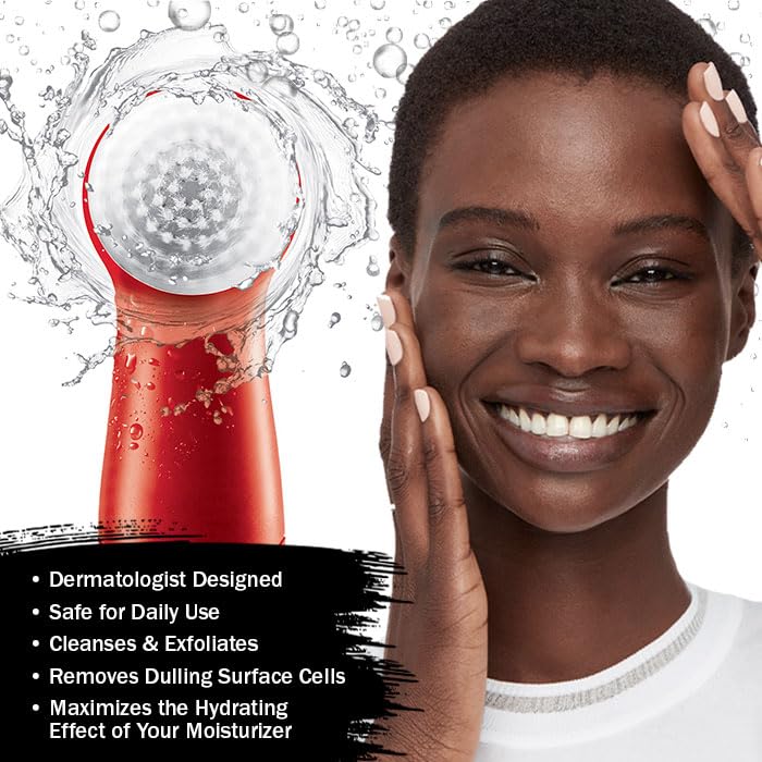Olay Facial Cleansing Brush Regenerist side view showing controls