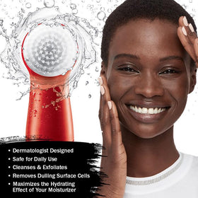 Olay Facial Cleansing Brush Regenerist side view showing controls