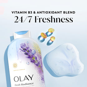 Olay Fresh Radiance Body Wash ingredients list