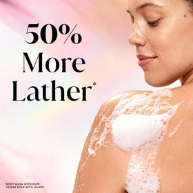 Olay Fresh Radiance Body Wash label highlighting Vitamin B3