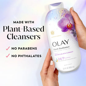 Olay Fresh Radiance Body Wash with Vitamin B3 ingredients
