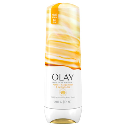Olay Indulgent Moisture Body Wash 20 fl oz front view
