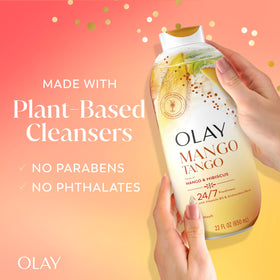 Olay Mango Tango Body Wash with mango and hibiscus