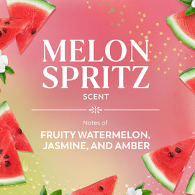 Olay Melon Spritz Body Wash texture on skin