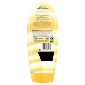 Olay Moisture Ribbons Plus Body Wash close-up of label