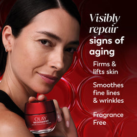 Olay Regenerist Micro-Sculpting Cream texture close-up