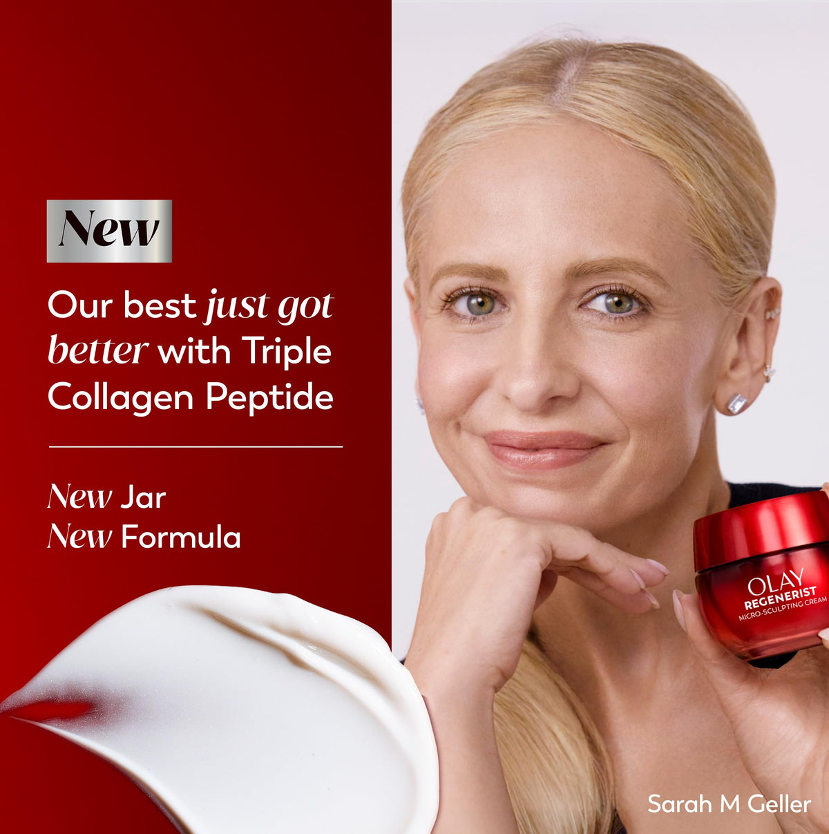 Olay Regenerist Micro-Sculpting Face Cream packaging side view