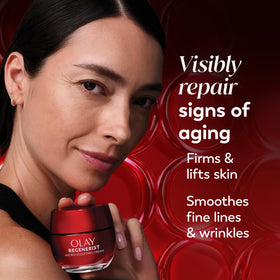 Olay Regenerist Micro-Sculpting Face Cream texture close-up