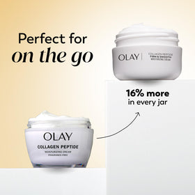 Olay Regenerist Radiance Collagen Peptide Face Moisturizer back view