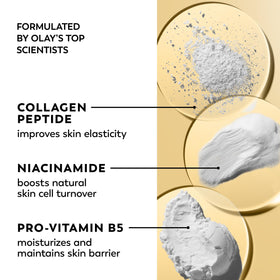 Olay Regenerist Radiance Collagen Peptide Face Moisturizer texture close-up