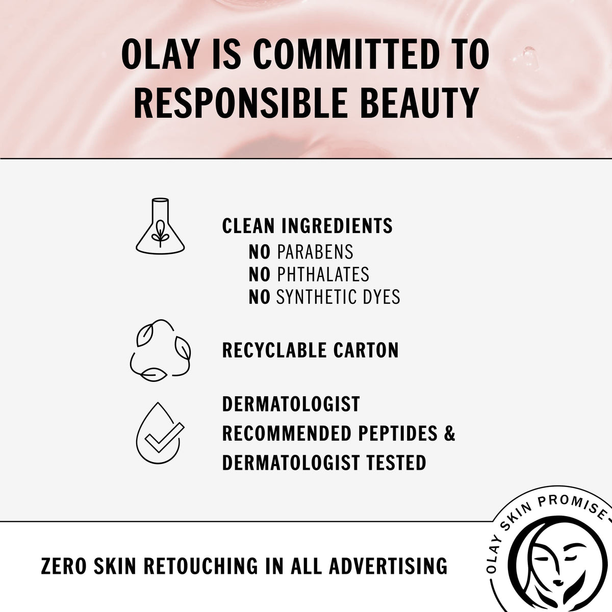 Olay Regenerist Whip Face Moisturizer with ingredients list