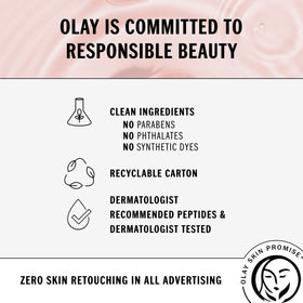 Olay Regenerist Whip Face Moisturizer with ingredients list