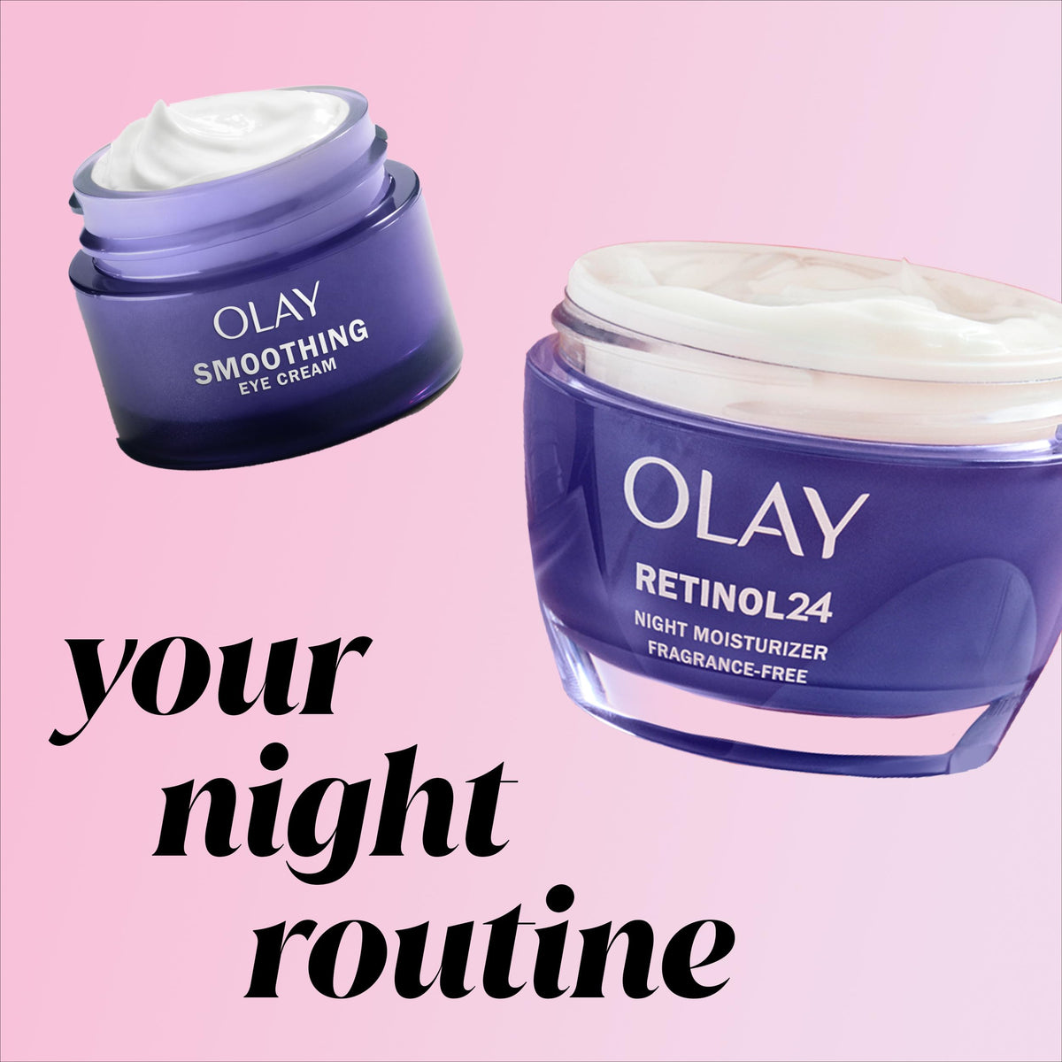 Olay Retinol 24 Night Smoothing Eye Cream packaging details