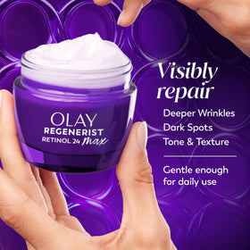 Olay Retinol Night Cream MAX 2.6oz texture close-up