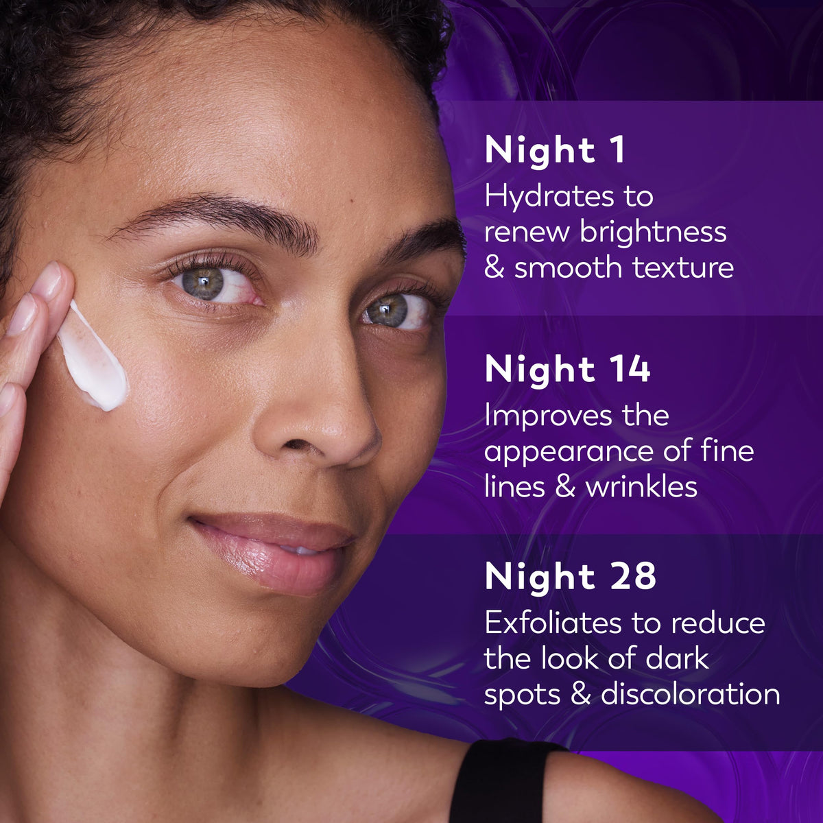Olay Retinol Night Cream with skincare routine products
