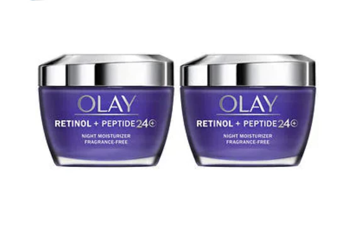 Olay Retinol + Peptide 24 Night Moisturiser 1.7 oz back view