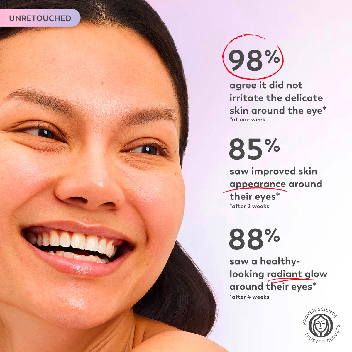 Olay Super Eye Serum 0.45 Oz lifestyle scene with a model