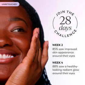 Olay Super Eye Serum 0.45 Oz showing smooth application