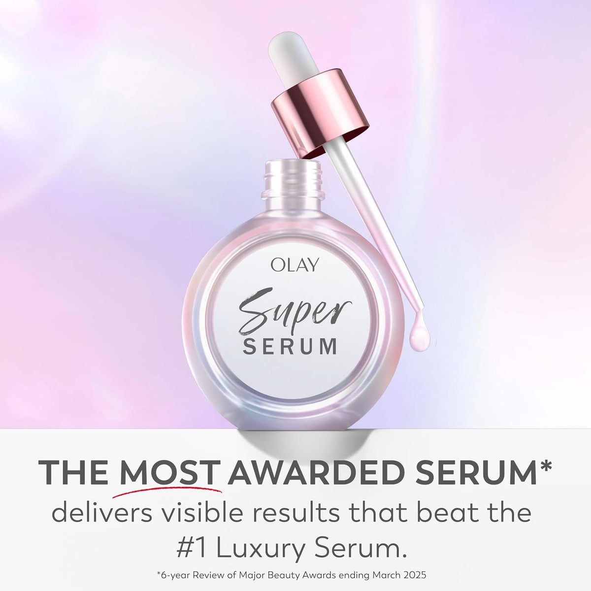 Olay Super Serum 5-in-1 Glow Serum back view with details