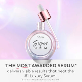 Olay Super Serum 5-in-1 Glow Serum back view with details