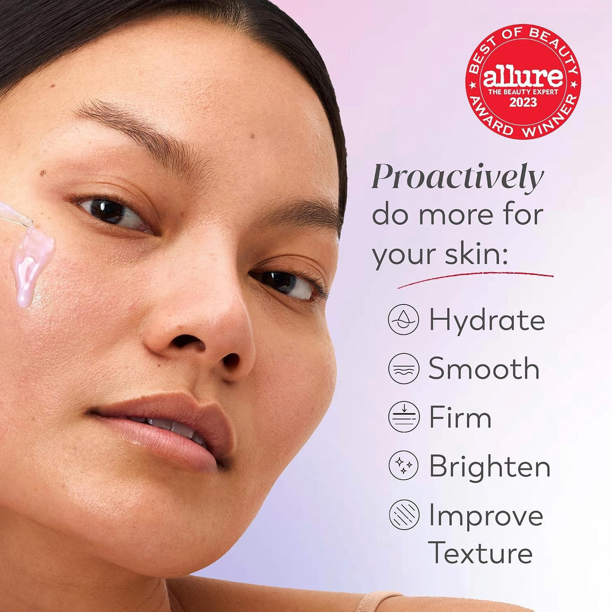 Olay Super Serum 5-in-1 Glow Serum dropper close-up