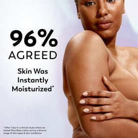 Olay Super Serum Body Cream application on skin