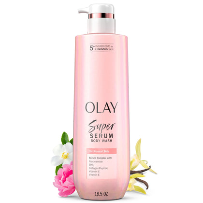Olay Super Serum Body Wash 18.5 fl oz front view