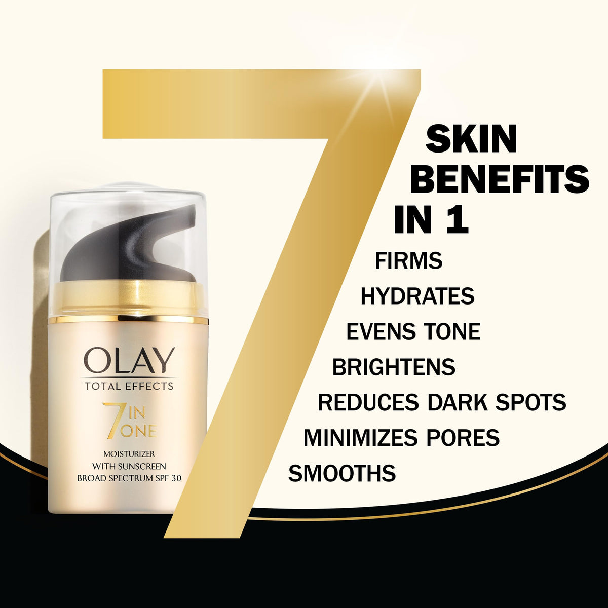 Olay Total Effects Facial Moisturizing Lotion SPF 30 back view