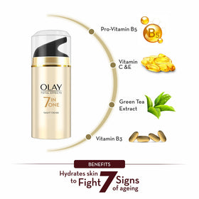 Olay Total Effects Night Firming Facial Moisturiser texture close-up