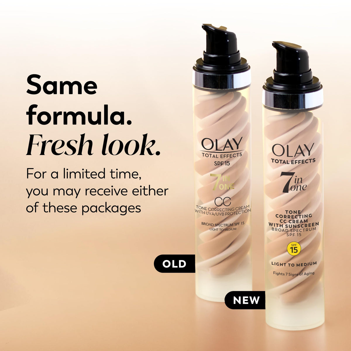 Olay Total Effects Tone Correcting Moisturizer packaging