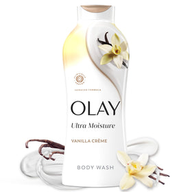 Olay Ultra Moisture Body Wash 22 fl oz Vanilla Creme front view