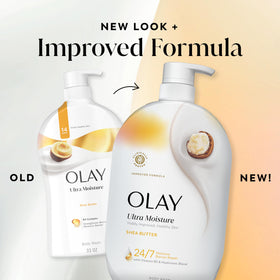 Olay Ultra Moisture Body Wash packaging