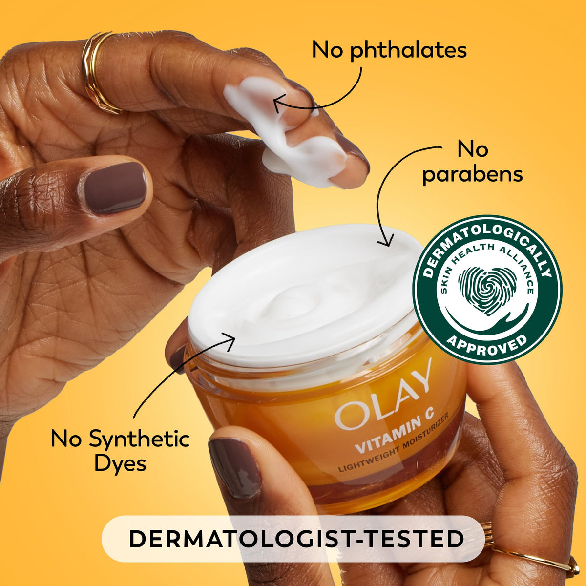 Olay Vitamin C Face Moisturizer trial size jar