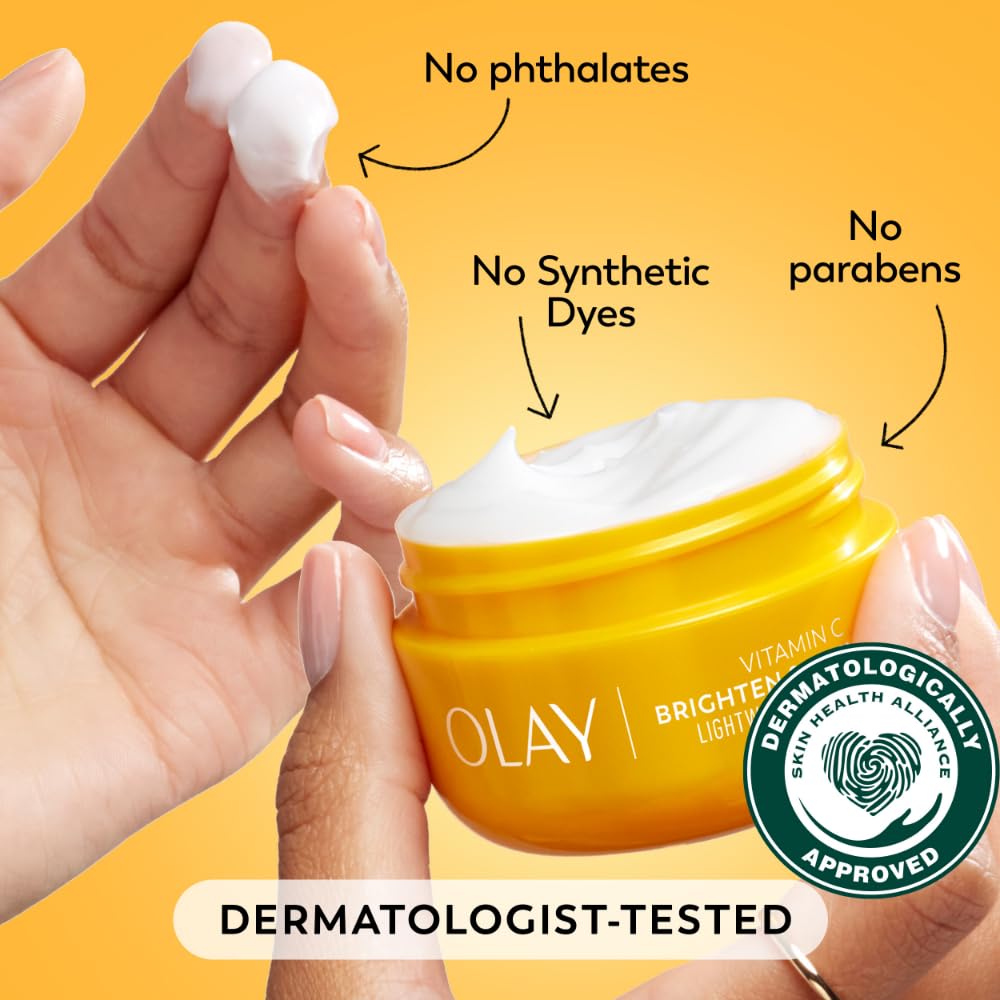 Olay Vitamin C Face Moisturizer with citrus fruits
