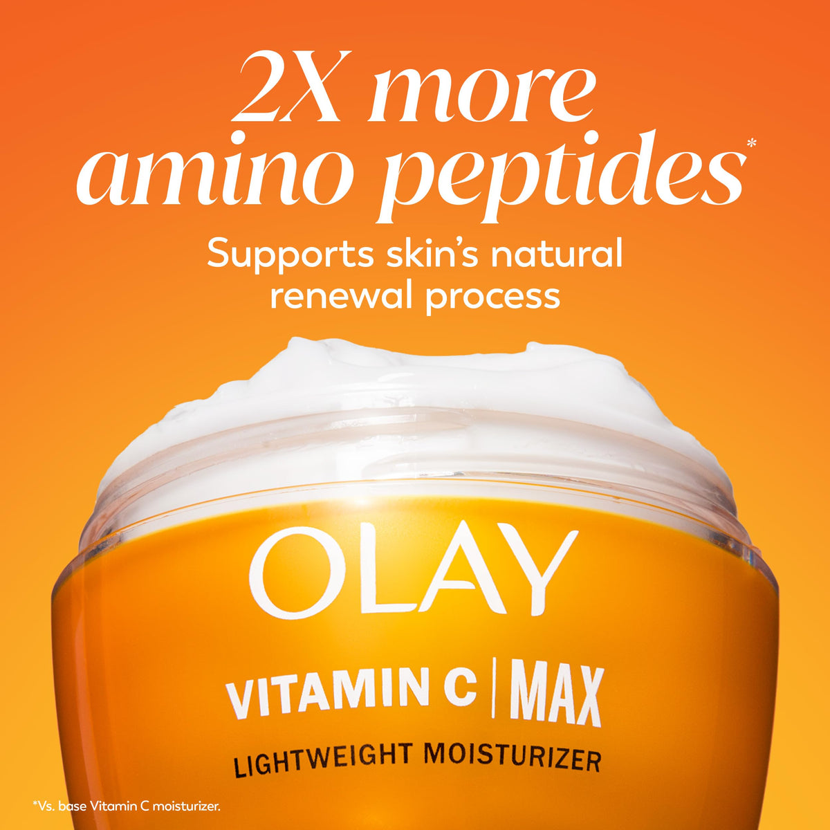 Olay Vitamin C MAX Face Moisturizer with makeup products