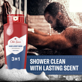 Old Spice 2-in-1 Hair & Body Wash Conditioner 24 oz with lather