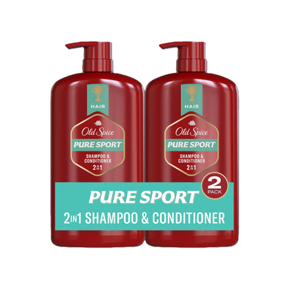 Old Spice 2-in-1 Shampoo and Conditioner Pure Sport front view