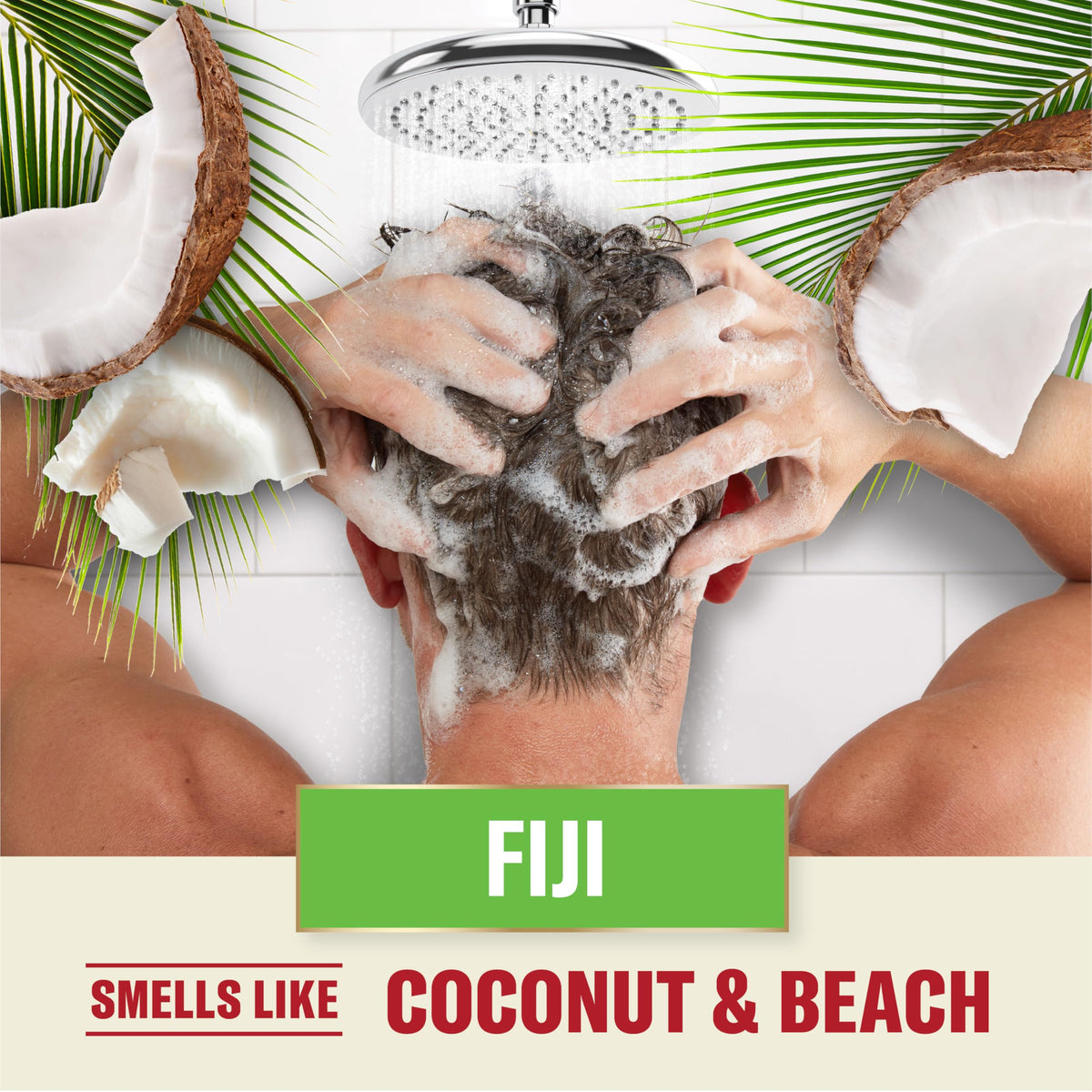 Old Spice 2-in-1 Shampoo and Conditioner Set, Fiji scent close-up