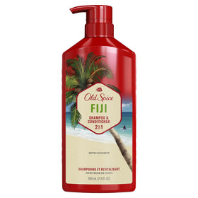 Old Spice 2-in-1 Shampoo and Conditioner Set, Fiji scent in shower setting