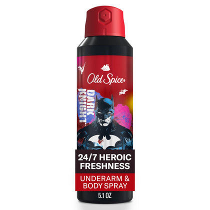 Old Spice Aluminium Free Body Deodorant Spray front view, 5.1 oz