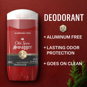 Old Spice Aluminum Free Deodorant 3.0 oz Swagger scent back view