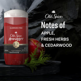 Old Spice Aluminum Free Deodorant open cap showing stick