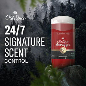Old Spice Aluminum Free Deodorant packaging with cedarwood scent