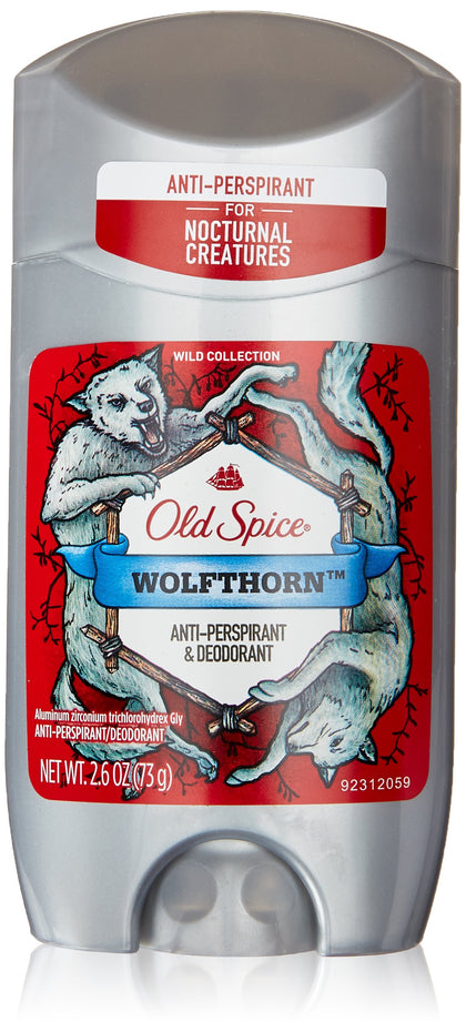 Old Spice Anti-Perspirant Wolfthorn solid stick front view