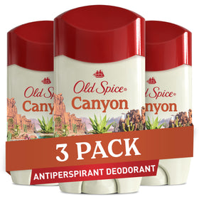Old Spice Antiperspirant Deodorant 2.6 oz Canyon with Aloe front view